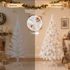 Le Sapin de Noël Artificiel Blanc, photo 4 sur 5
