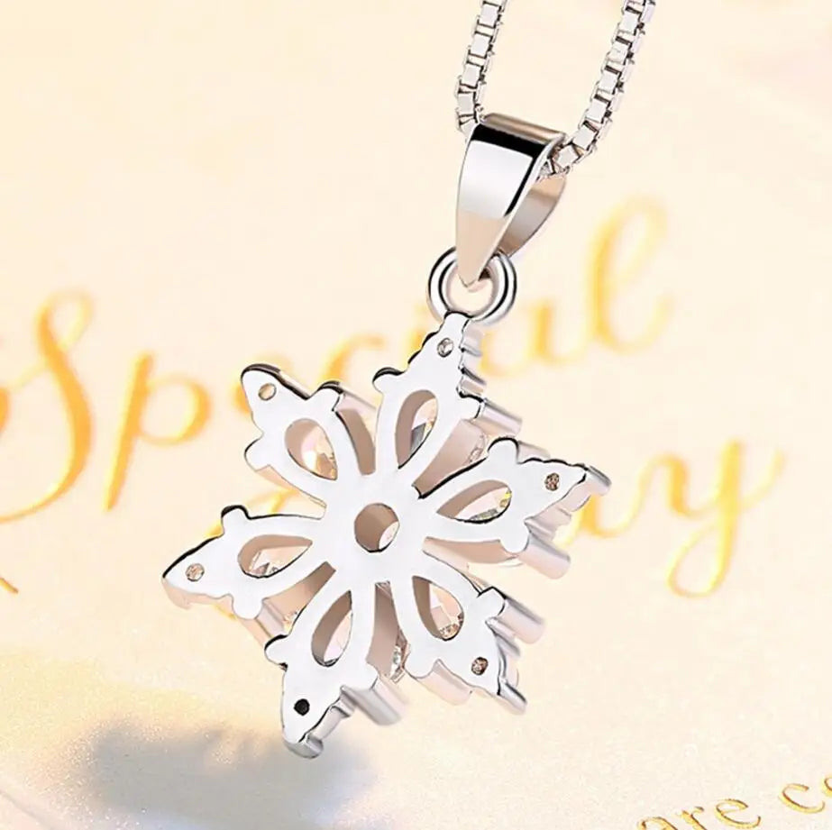 Le Collier Flocon en Argent 925, photo 3 sur 4