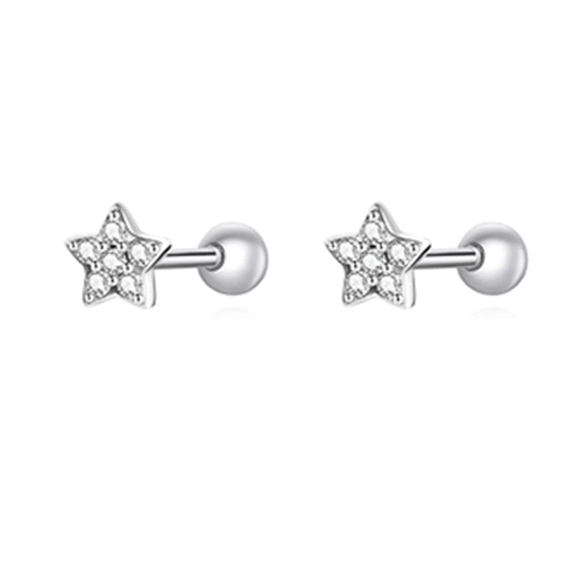 Les Puces d'Oreilles en Argent 925
