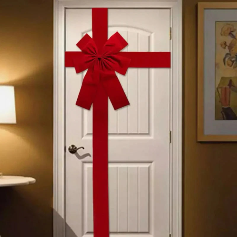 Le Ruban-Cadeau Géant pour la Porte