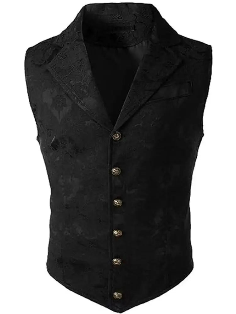 Le Gilet du Comte Noir, jacquard noir