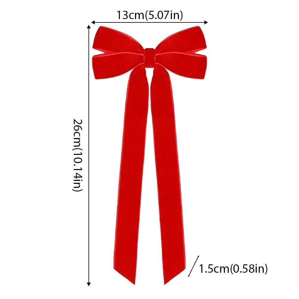 Les Nœuds en Velours pour le Sapin (lot de 12)