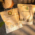 Sachets kraft Play in the Snow et Merry Christmas