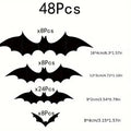 Lot de 48 chauves-souris en 4 tailles