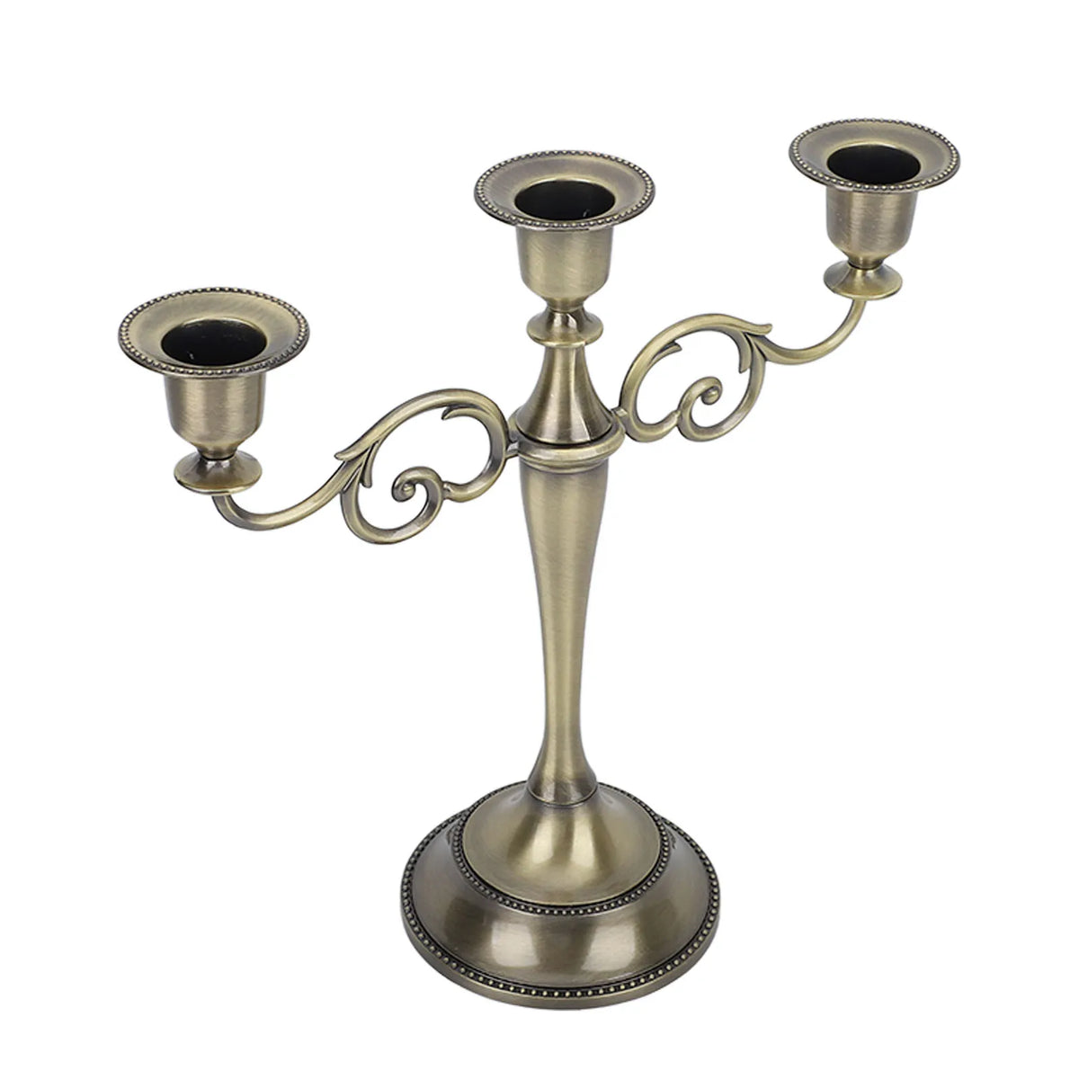Candélabre bronze vu de trois quarts