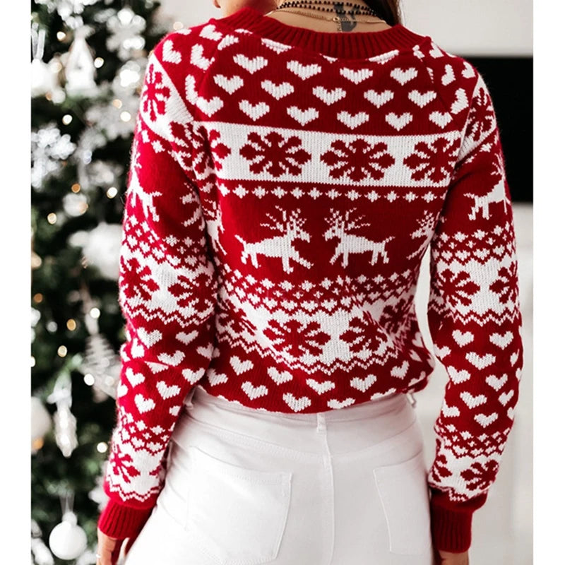Le Pull de Noël aux Motifs Nordiques