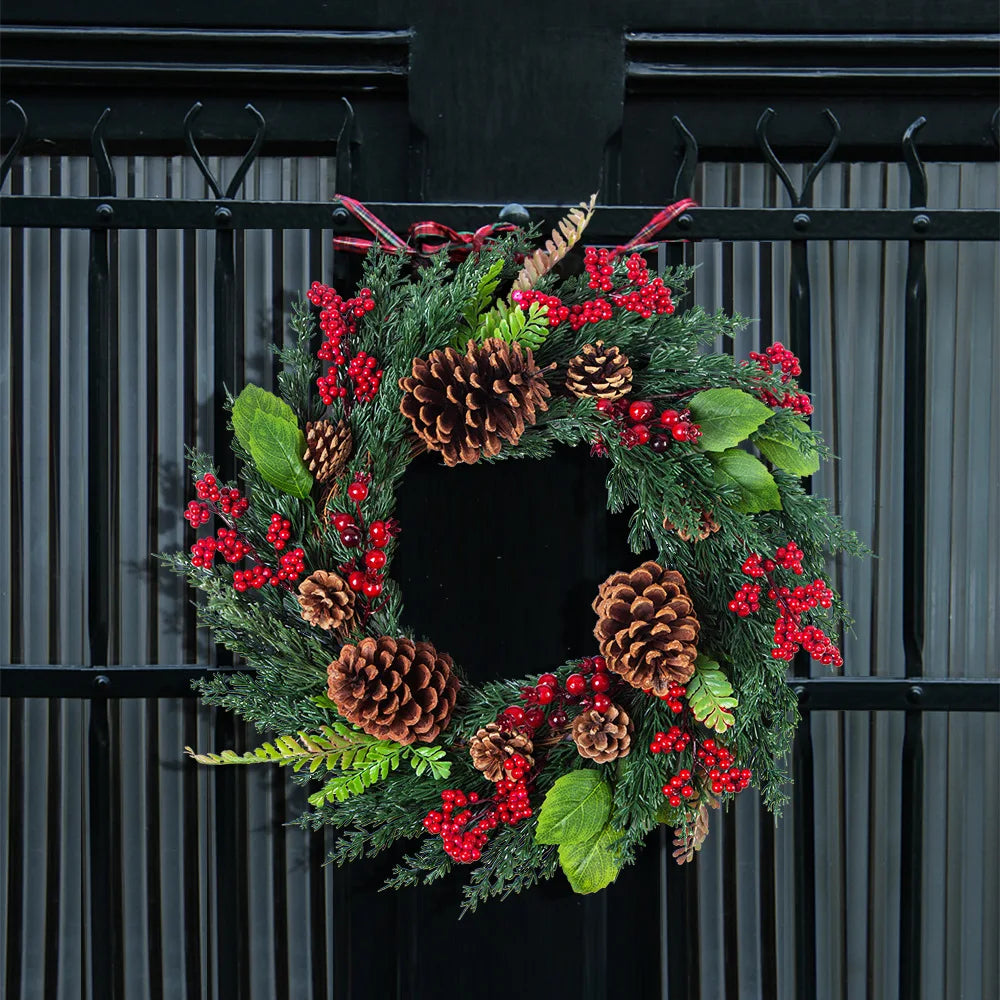 La Couronne de Noël aux Baies Rouges