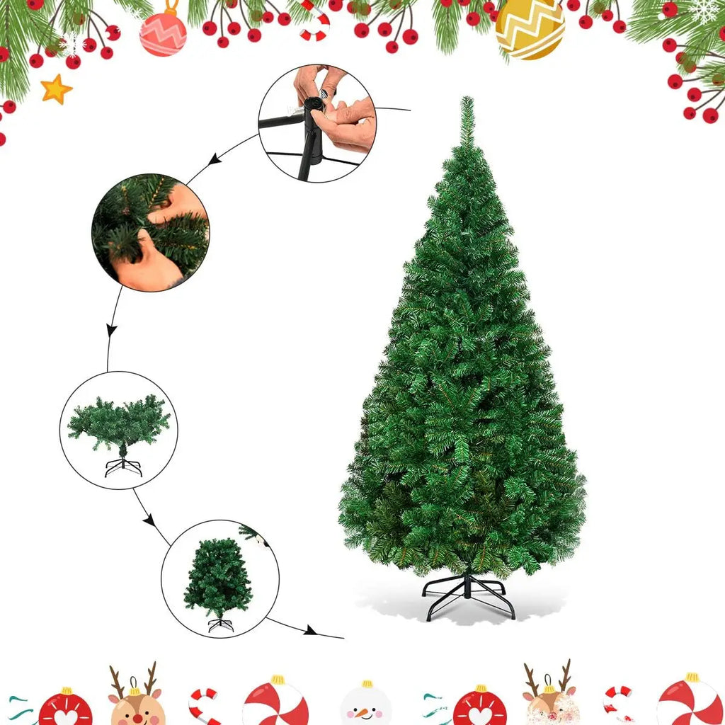 Le Sapin de Noël Artificiel Vert 180 cm, photo 3 sur 4