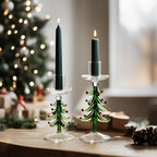 Le Bougeoir Sapin en Verre