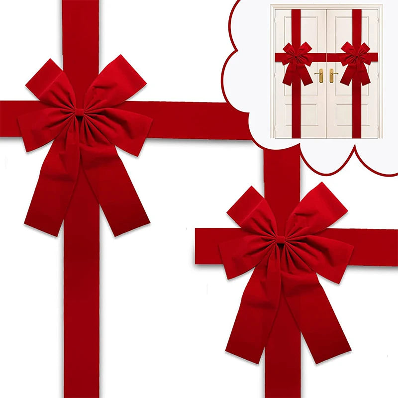 Le Ruban-Cadeau Géant pour la Porte