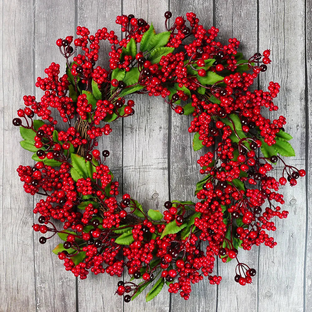 La Couronne de Noël aux Baies Rouges