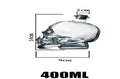 Carafe crâne 400 ml, dimensions