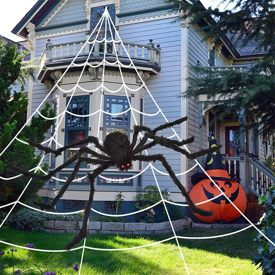Araignée géante sur une façade