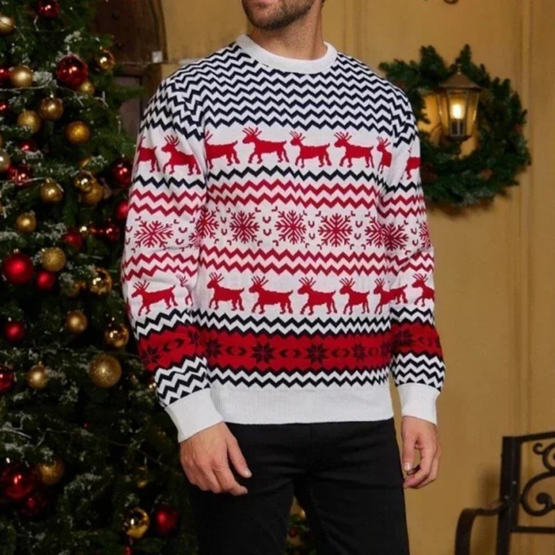 Le Pull de Noël Jacquard pour Femme et Homme, photo 2 sur 7