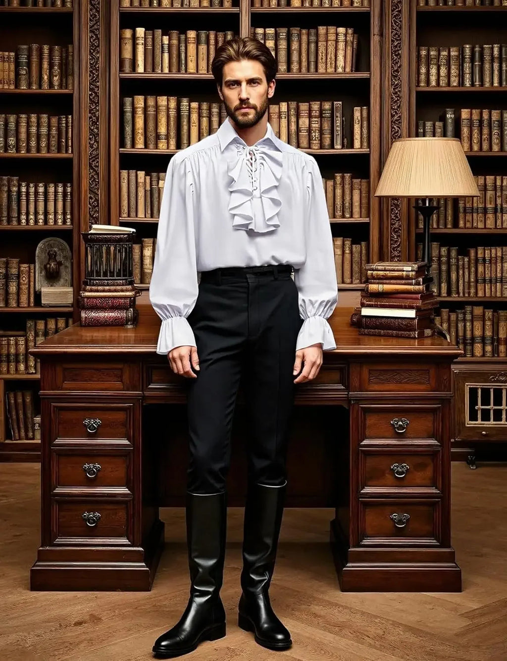 La Chemise du Poète portée