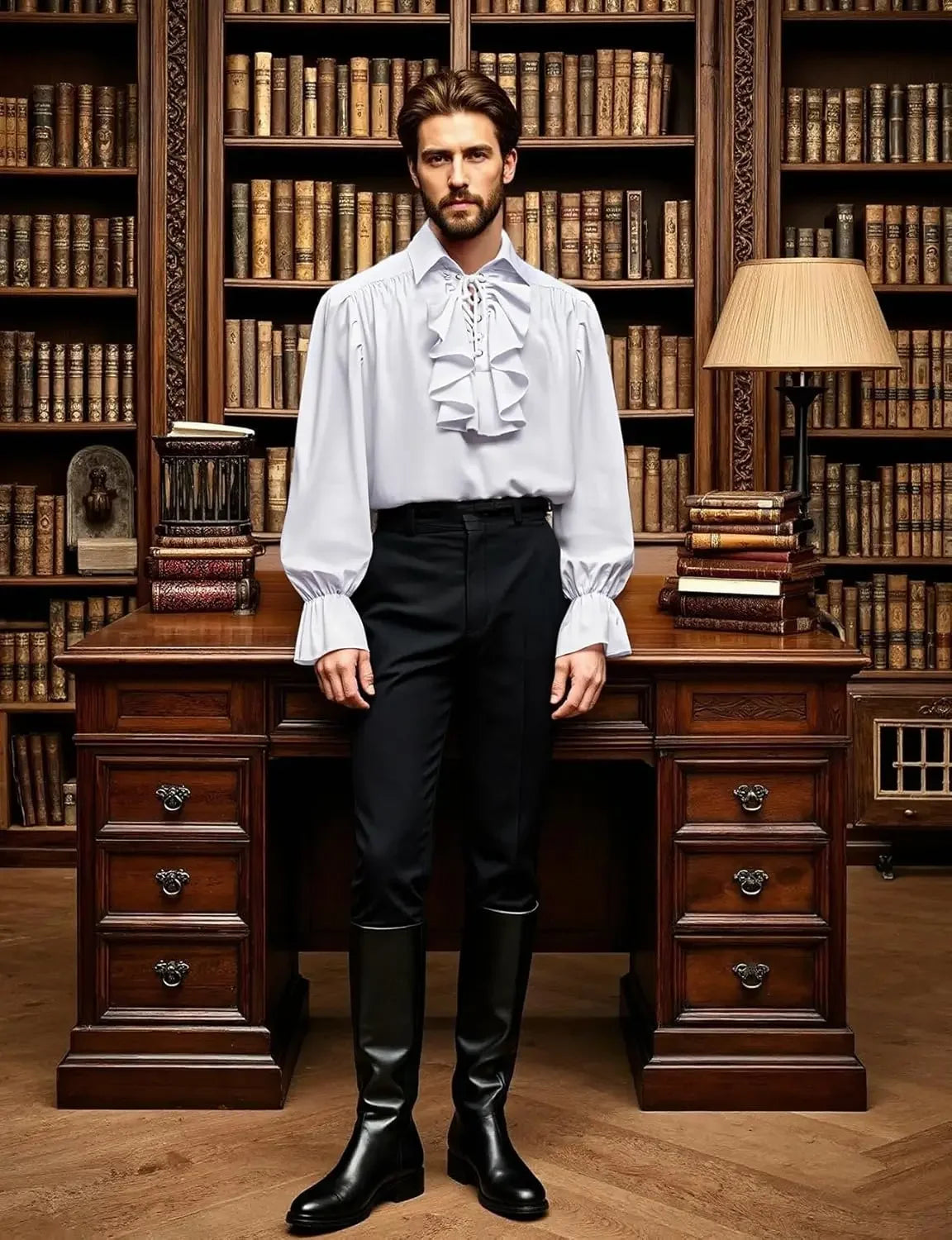 La Chemise du Poète portée