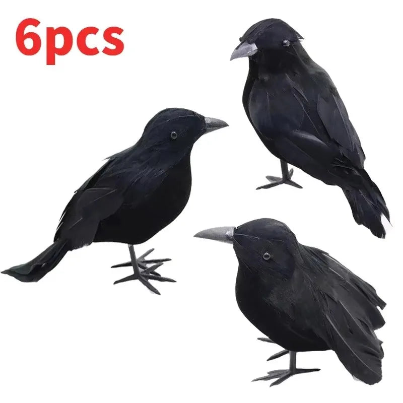 Lot de 6 corbeaux