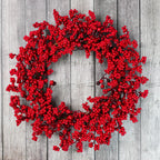 La Couronne de Noël aux Baies Rouges