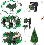 Le Sapin de Noël Artificiel Vert 180 cm, photo 4 sur 4