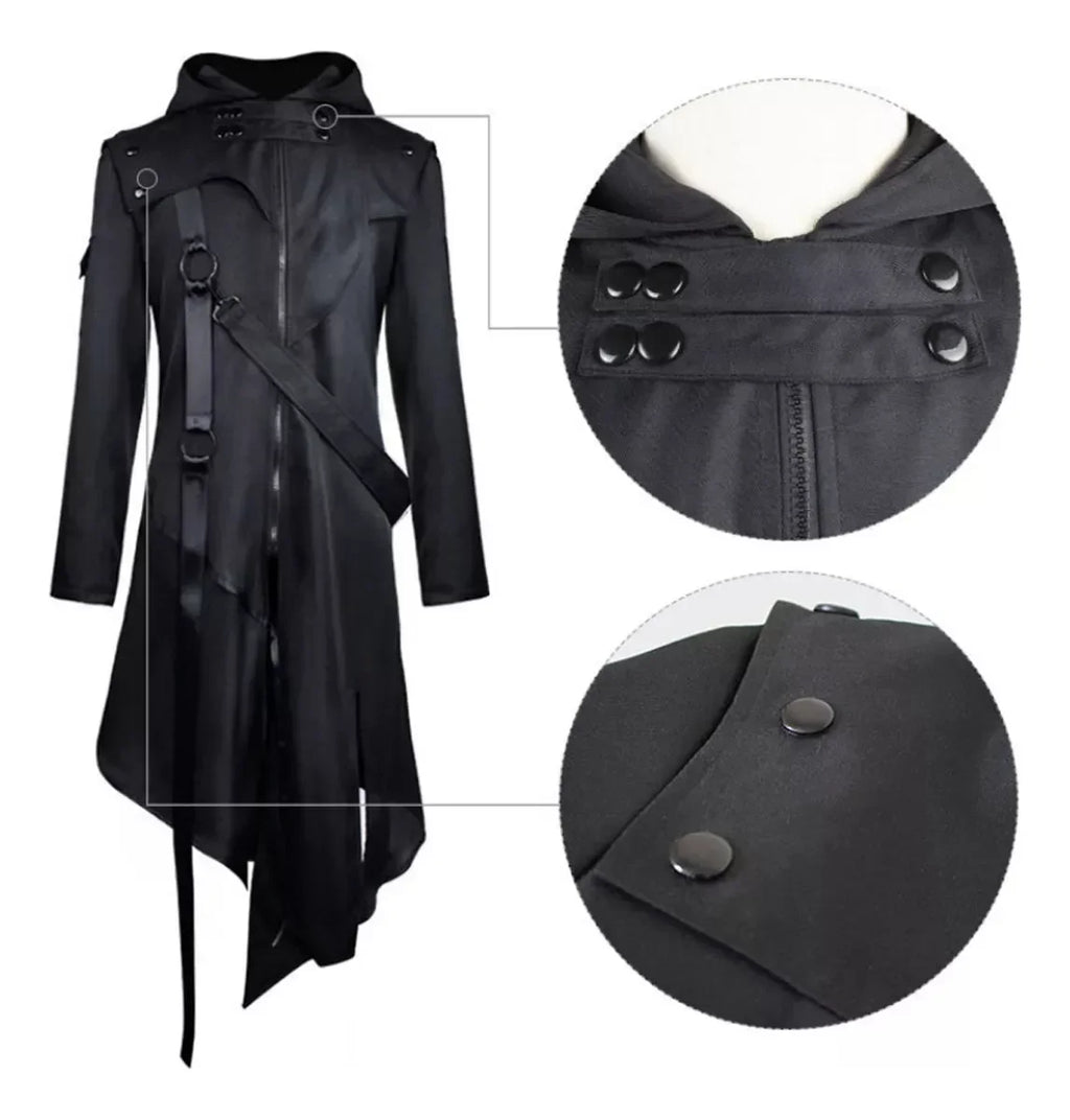 Détails des boucles du manteau