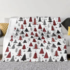 Le Plaid Flanelle aux Sapins à Carreaux