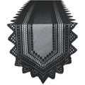 Le Chemin des Ombres : chemin de table en dentelle noire