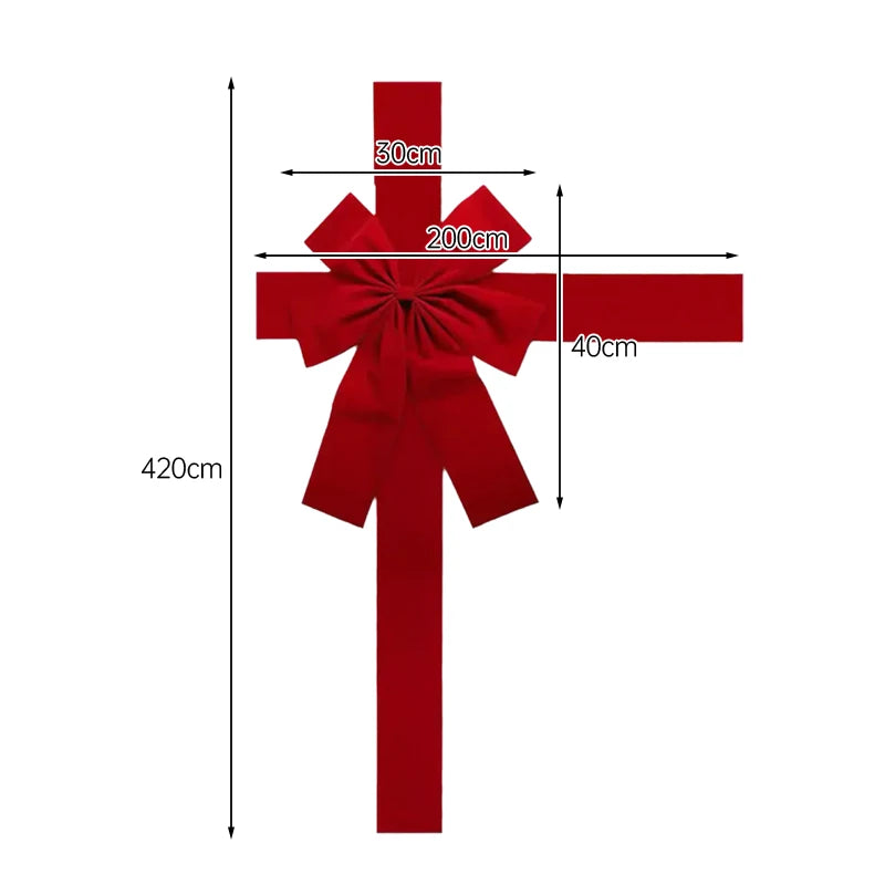 Le Ruban-Cadeau Géant pour la Porte