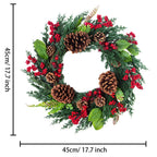 La Couronne de Noël aux Baies Rouges