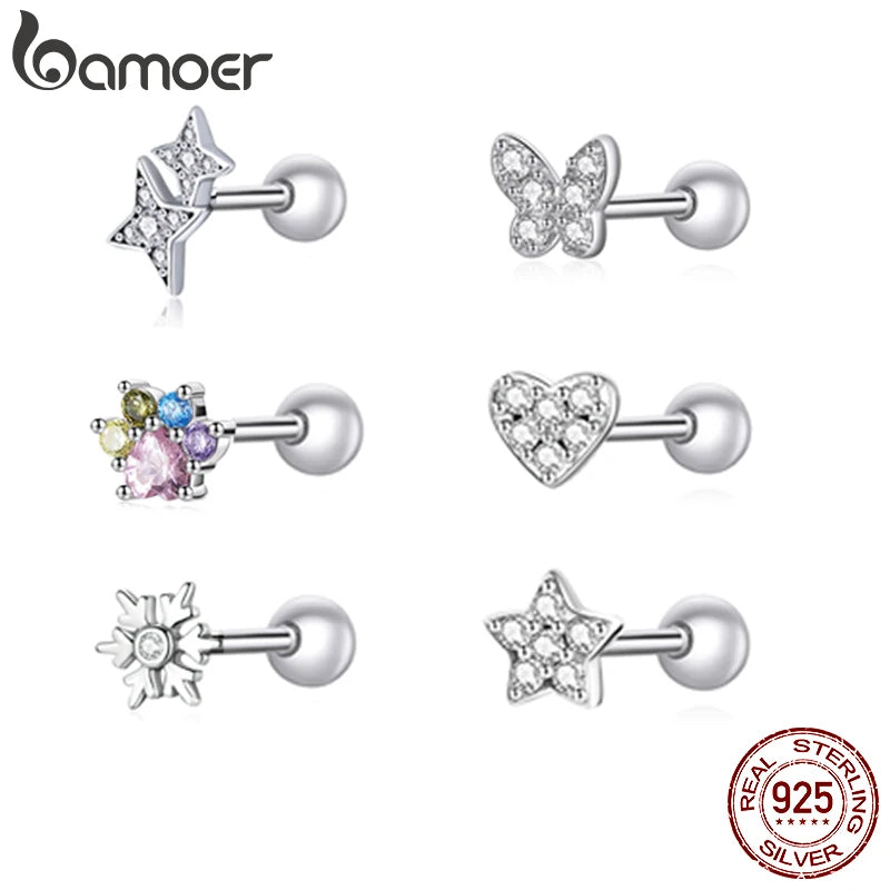 Les Puces d'Oreilles en Argent 925