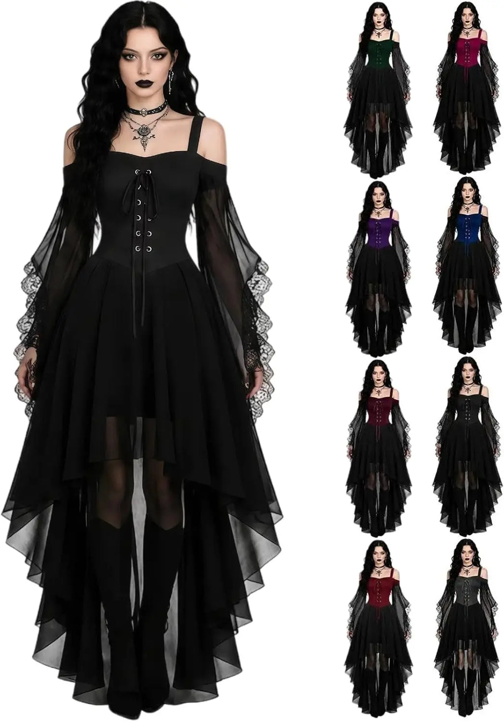 La Robe de la Sorcière des Brumes, tous les coloris