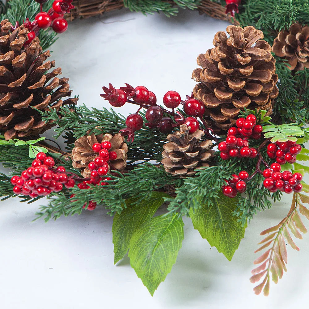 La Couronne de Noël aux Baies Rouges