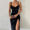 Robe de velours noire