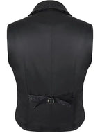 Dos du gilet avec patte de serrage