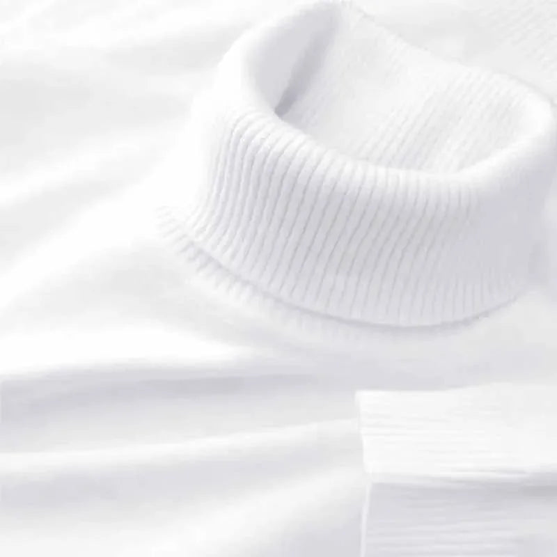 Le Pull Col Roulé en Maille pour Homme