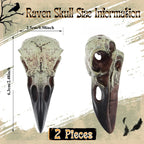 Crânes de corbeau de profil
