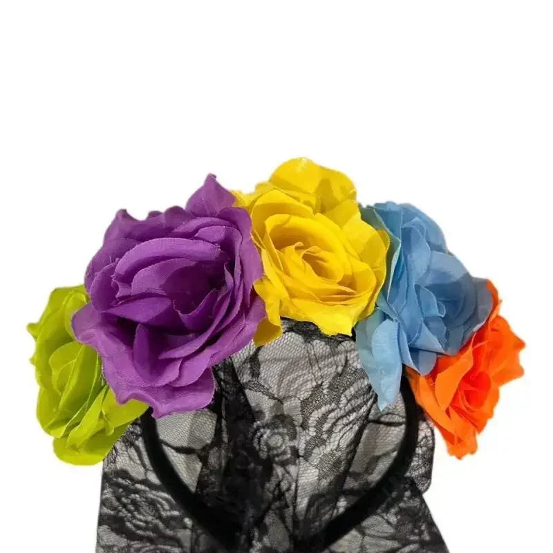 Voile de dentelle du diadème