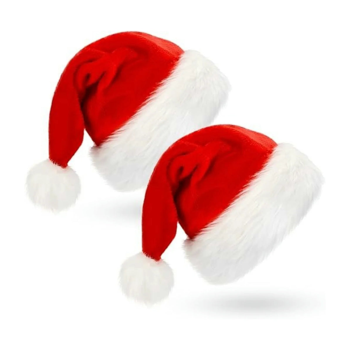 Les Bonnets de Père Noël en Peluche
