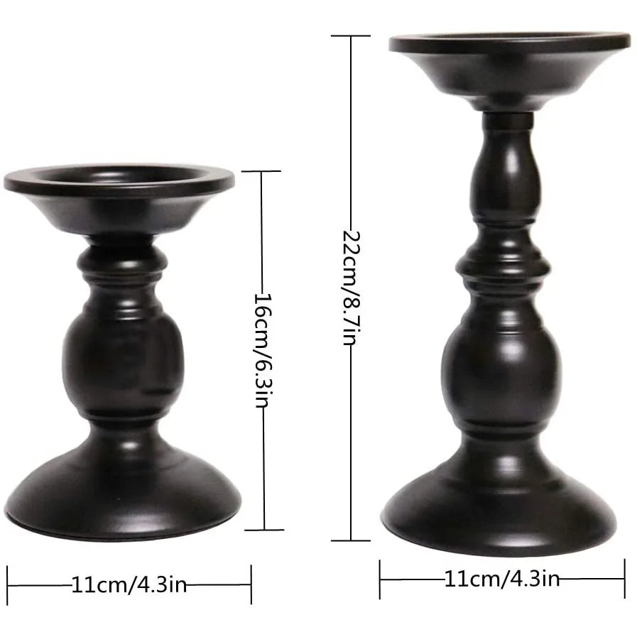 Dimensions des bougeoirs
