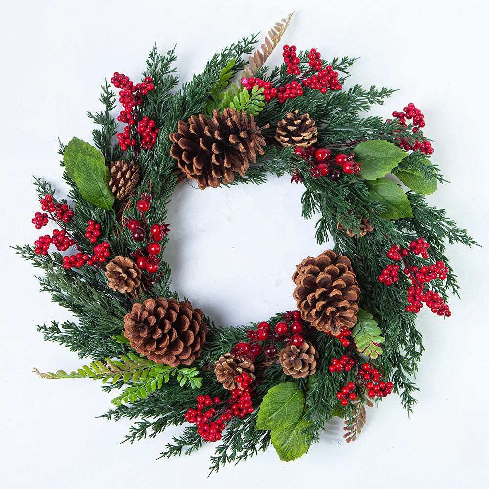 La Couronne de Noël aux Baies Rouges