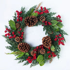 La Couronne de Noël aux Baies Rouges