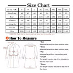 Guide des tailles du manteau