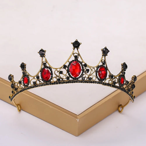 La Couronne de la Reine Noire, modèle Noir et rouge sang