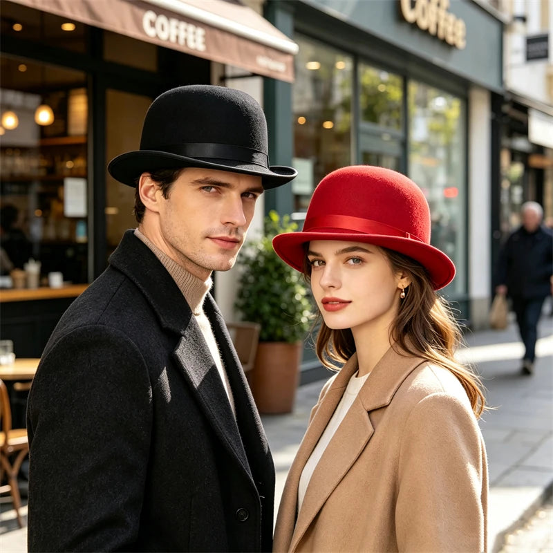 Chapeaux melon portés