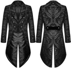 Le Duc Infernal - tailcoat gothique brocart damassé, vue avant