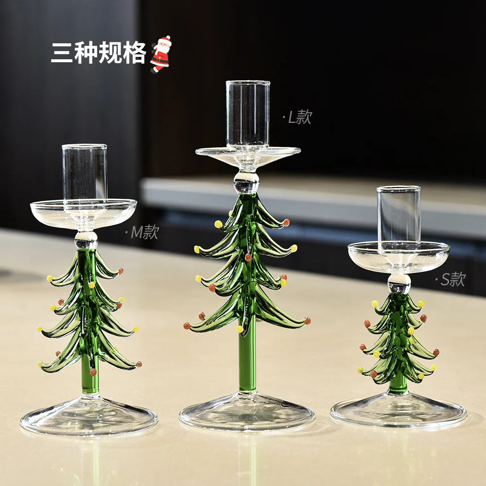 Le Bougeoir Sapin en Verre