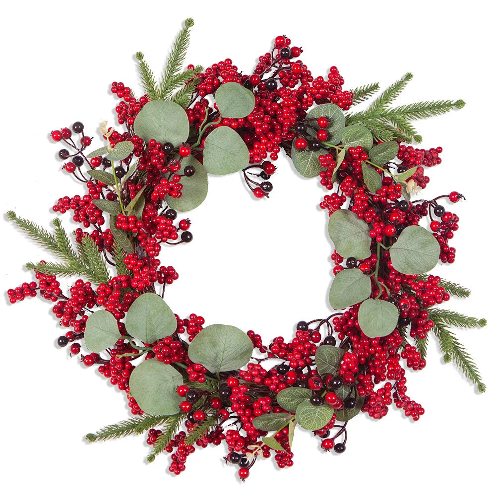 La Couronne de Noël aux Baies Rouges