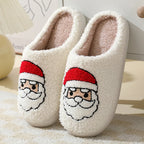 Les Pantoufles de Noël Brodées
