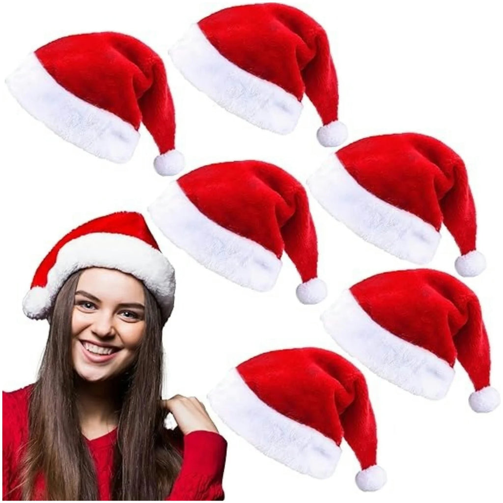 Les Bonnets de Père Noël en Peluche