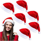 Les Bonnets de Père Noël en Peluche