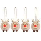 Les Petits Rennes en Feutrine (lot de 4)